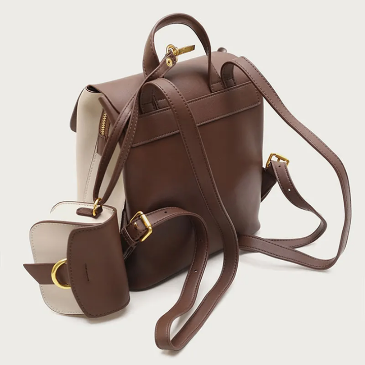 Sac à dos en cuir élégant