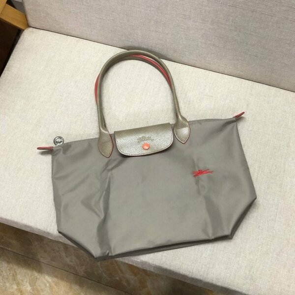 Sac Longchamp gris taille L