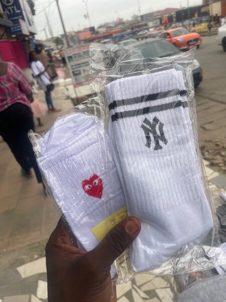 Chaussettes Blanches Unisexes