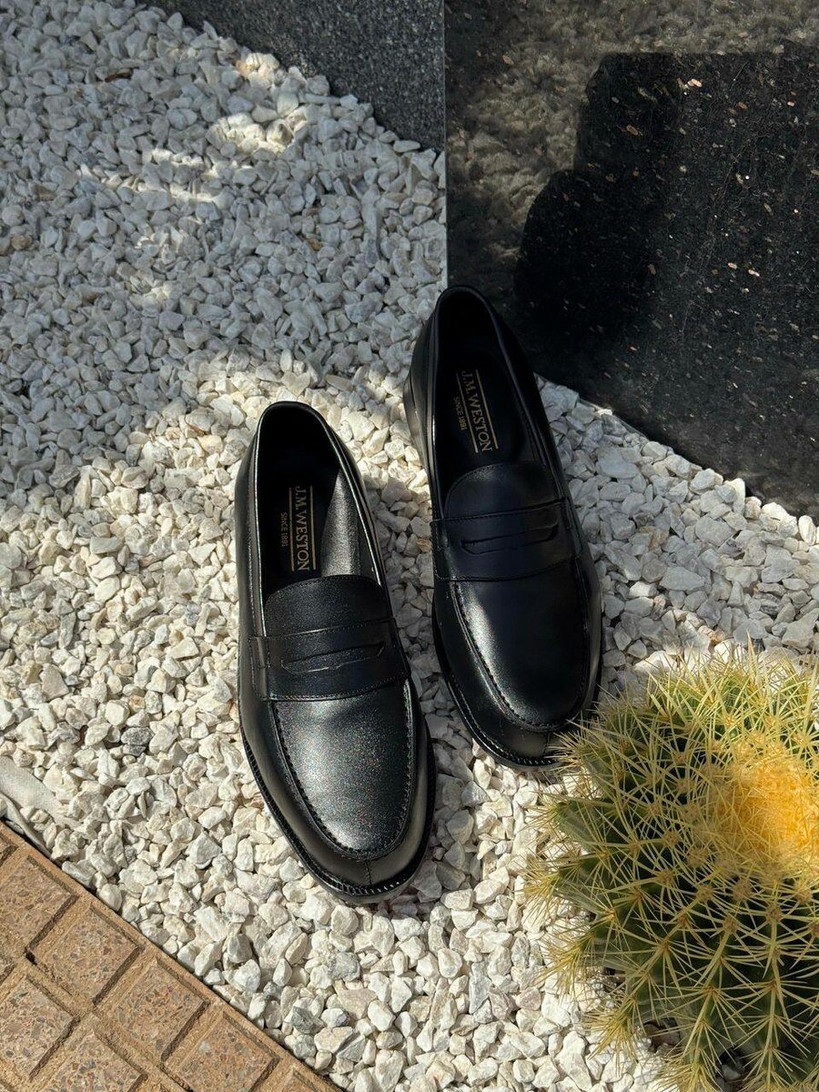 Mocassins noir Élégants Hommes