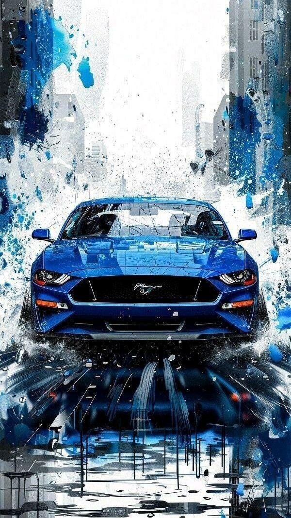 Colourful Cars Design Wall Art