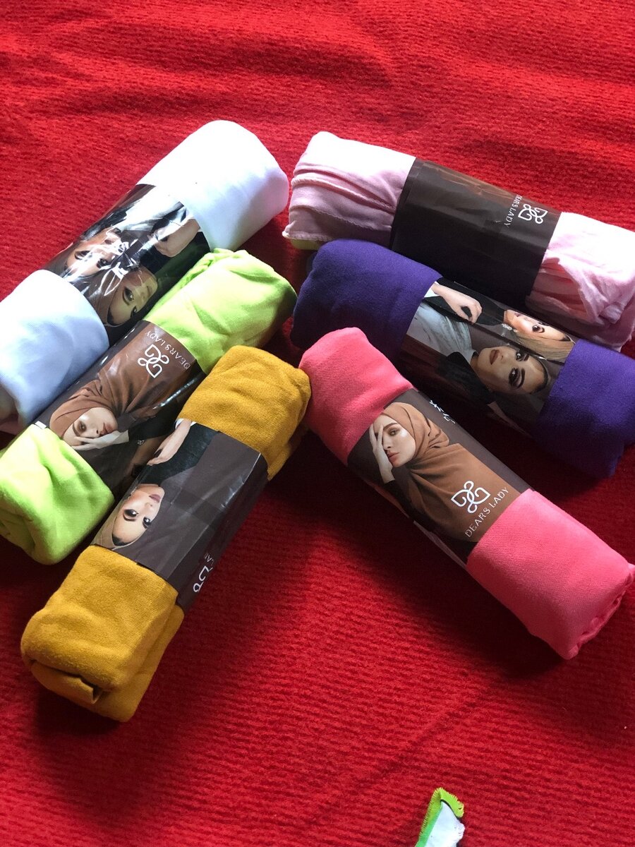 Muslim ladies jersey veils