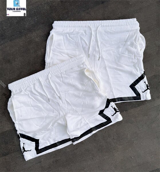 Shorts de sport blancs