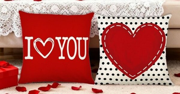 Coussins décoratifs amour