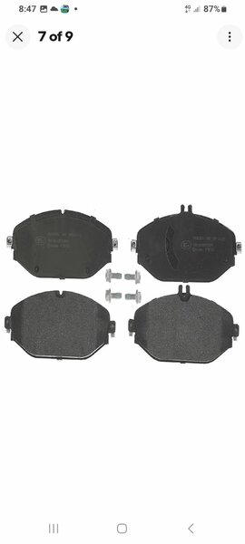 Benz c-class front brake pad