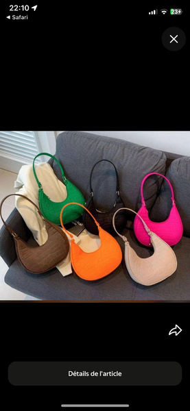 Sacs à main en forme de demi-lune