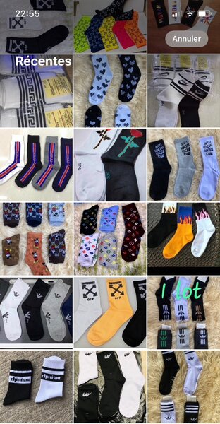 Chaussettes 100% coton