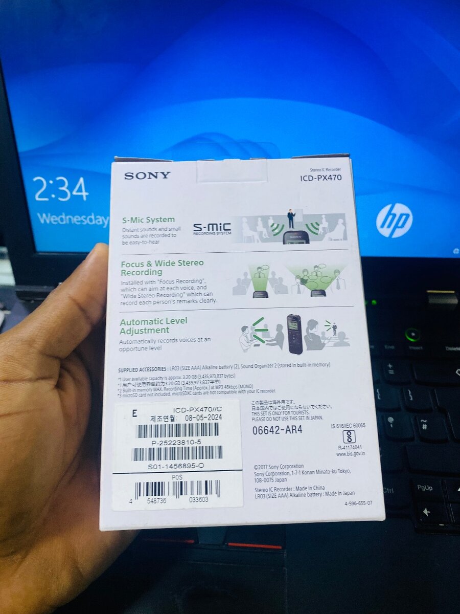 Sony Audio/voice Recorder