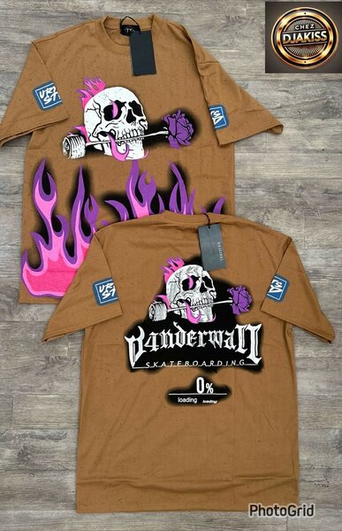 T-shirt Panderman Skateboarding