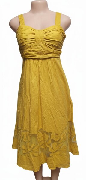Robe d'été jaune
