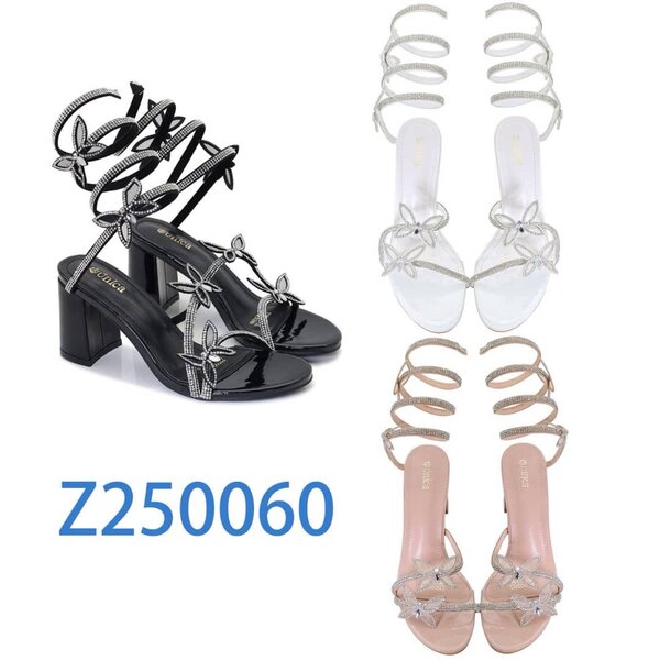 Sandales à talons embellies