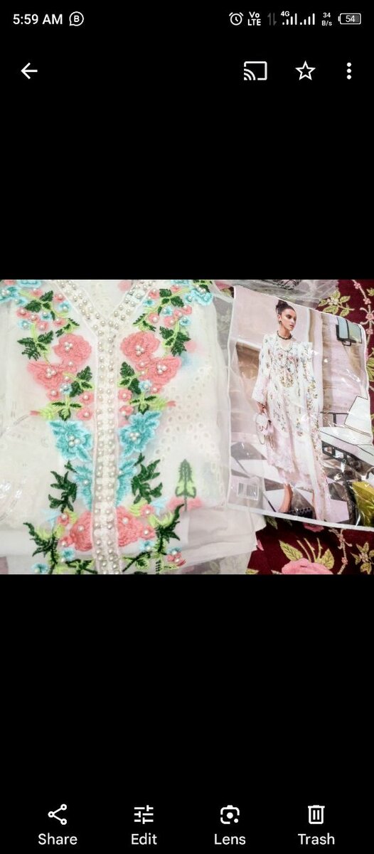 Unstitched Designer dress Maria B first copy on sale