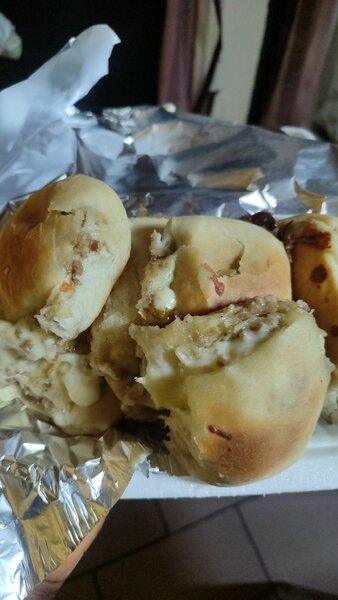 Petits pains fourrés savoureux