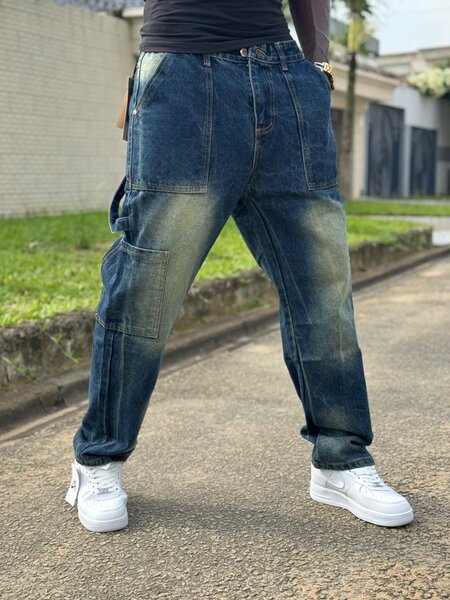 Jean cargo décontracté