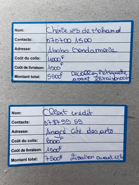 Étiquettes de Livraison Personnalisées