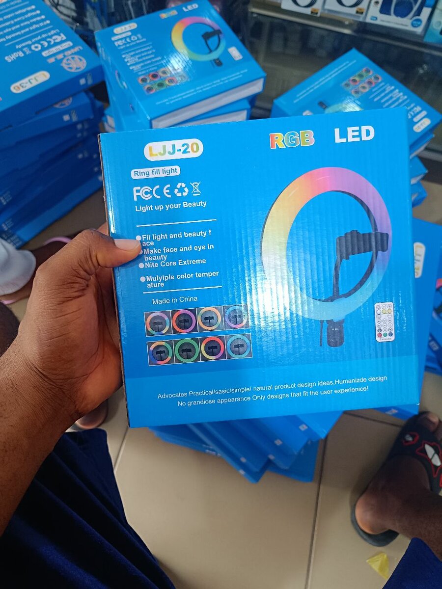 LED and RGB RING light