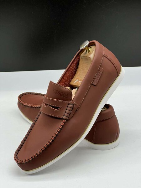 Mocassins en cuir pour hommes