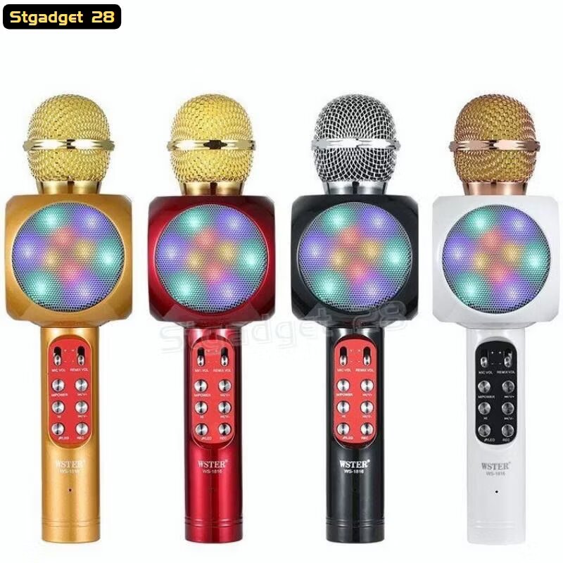WSTER WS1816 Big Bluetooth Microphone - Perfect for Karaoke
