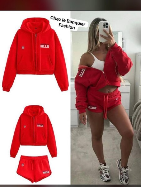 Ensemble Sport Rouge Femme