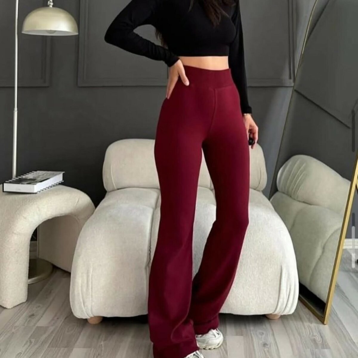 Pantalon gros bas moulant