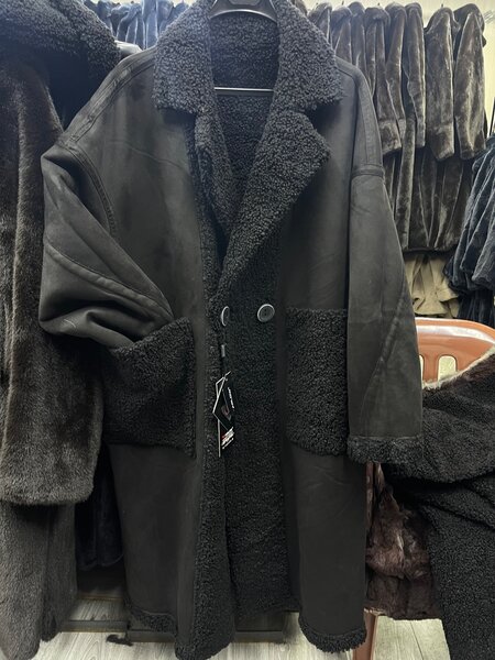 Пальто Тедди Две стороны могут носить, легко чистить, два ра