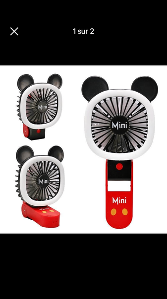 Mini ventilateur rechargeable
