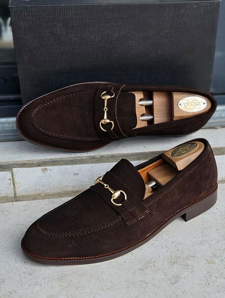 Mocassins en daim élégants