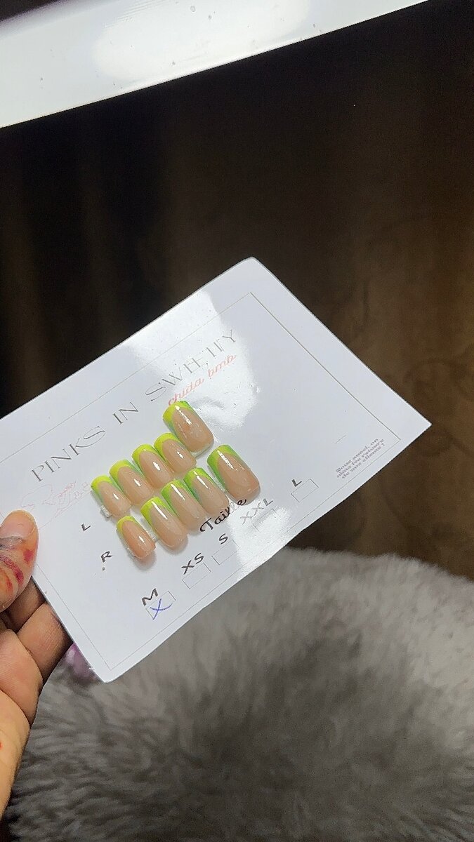 Ongles Press-Ons Colorés