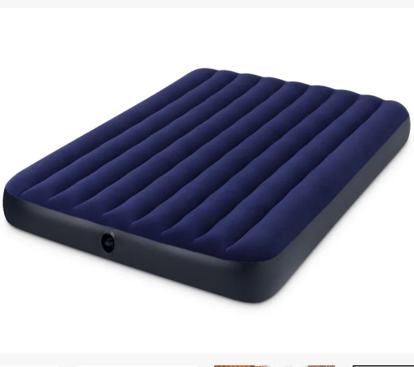 MATELAS GONFLABLE 3 PLACES + POMPE ÉLECTRIQUE