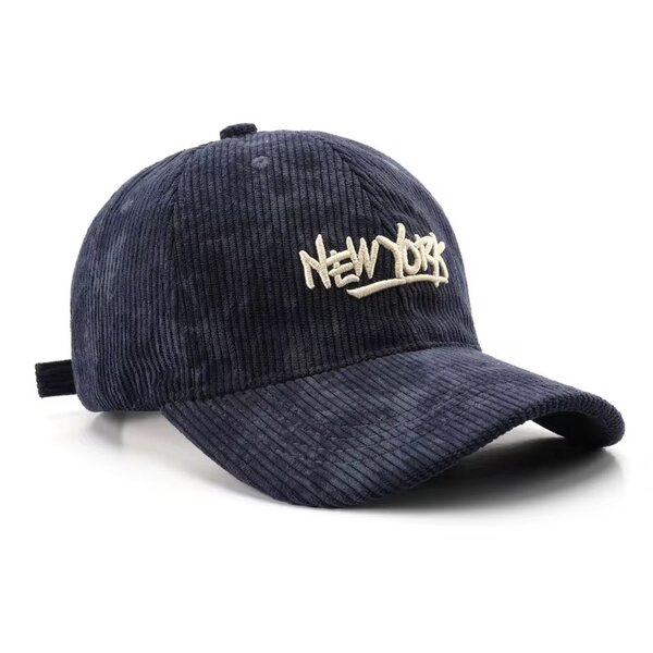 Casquette en velours "New York"
