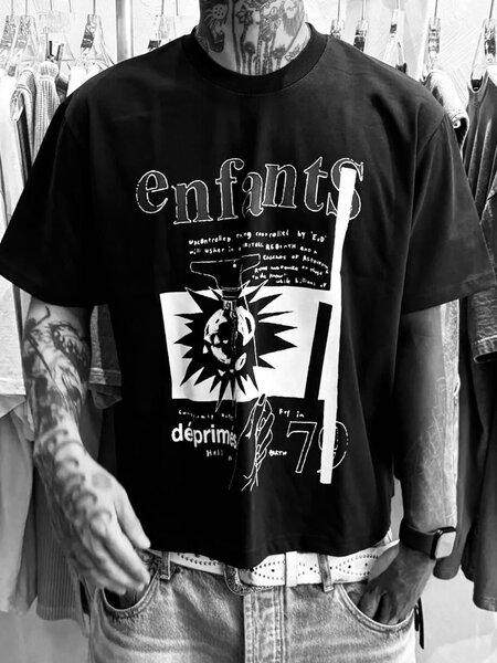 T-shirt Enfants homme grande taille