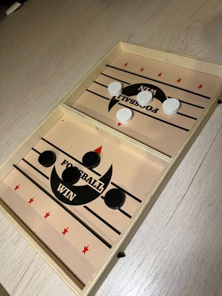 Настольная игра Sling Puck, нб/у, деревянная, для двоих