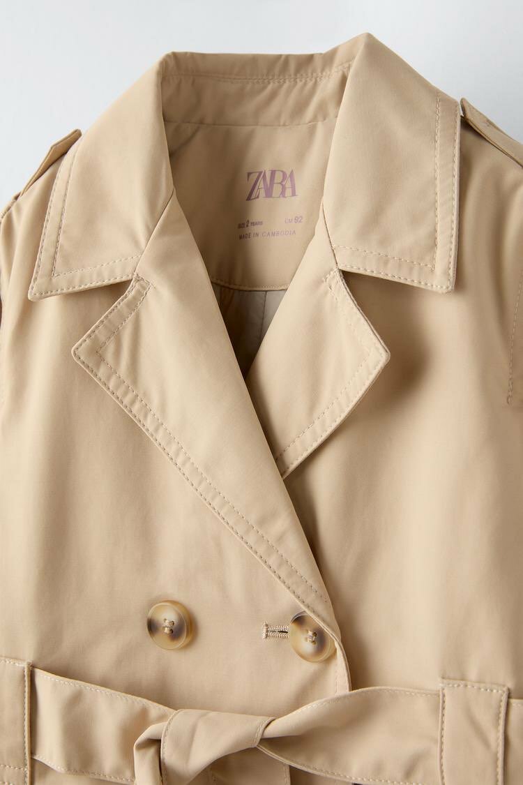 Тренч для девочек Zara kids