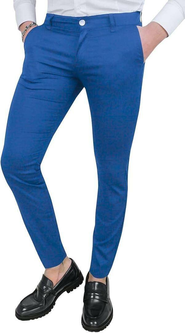 Pantalon slim ajusté homme
