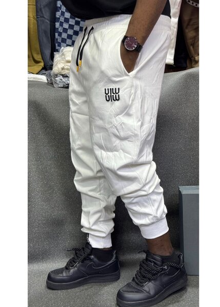 Pantalon de jogging blanc homme