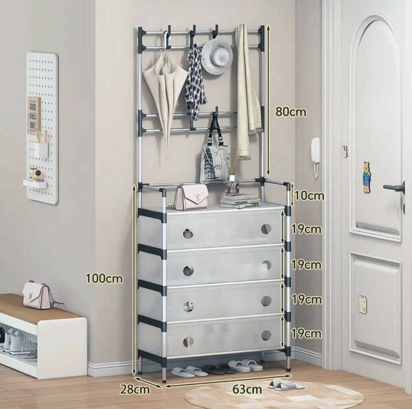 Étagère de rangement chaussures moderne