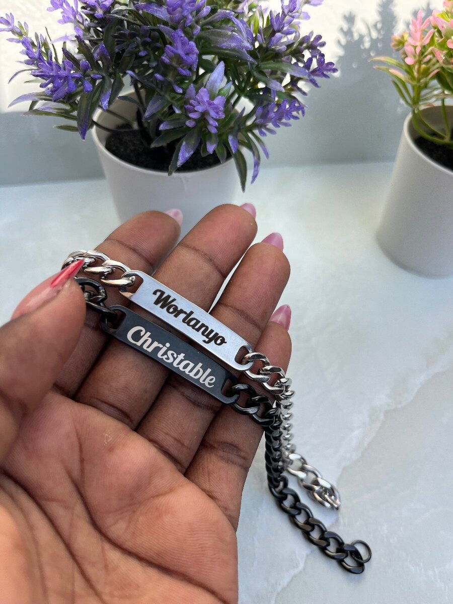 Customized stainless bracelets