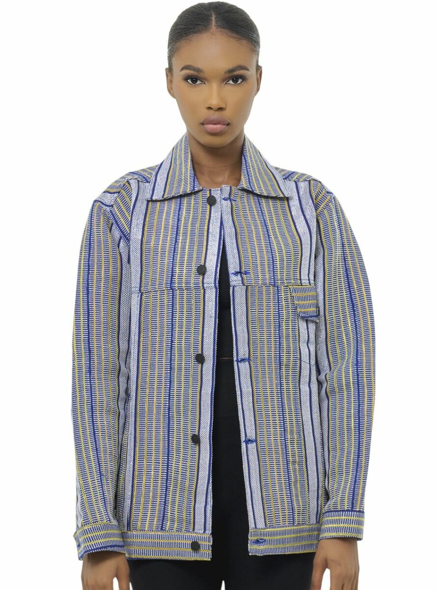 Veste unisexe à rayures élégantes