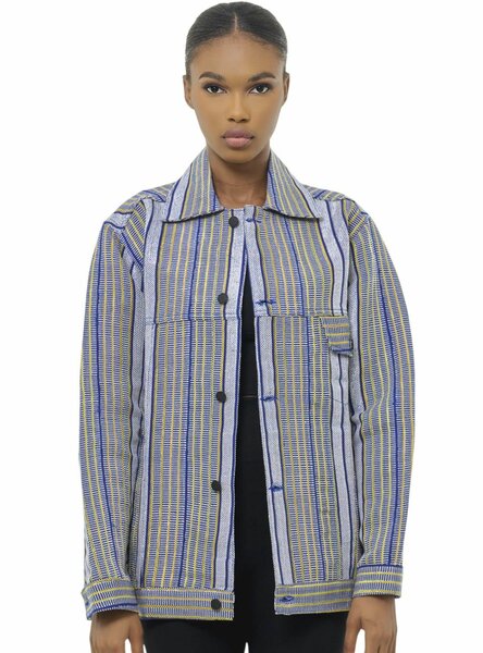 Veste unisexe à rayures élégantes