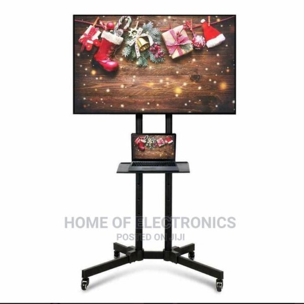 Strong Mobile Trolley Tv Stand With Wheels