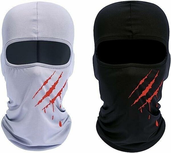 Masque de moto en tissu respirant