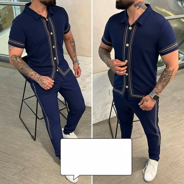 Hommes ensemble: Chemise et Pantalon