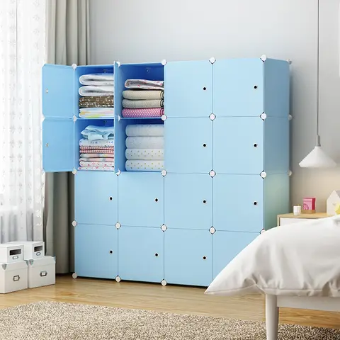 Plastic easy fixed wardrobe for unisex