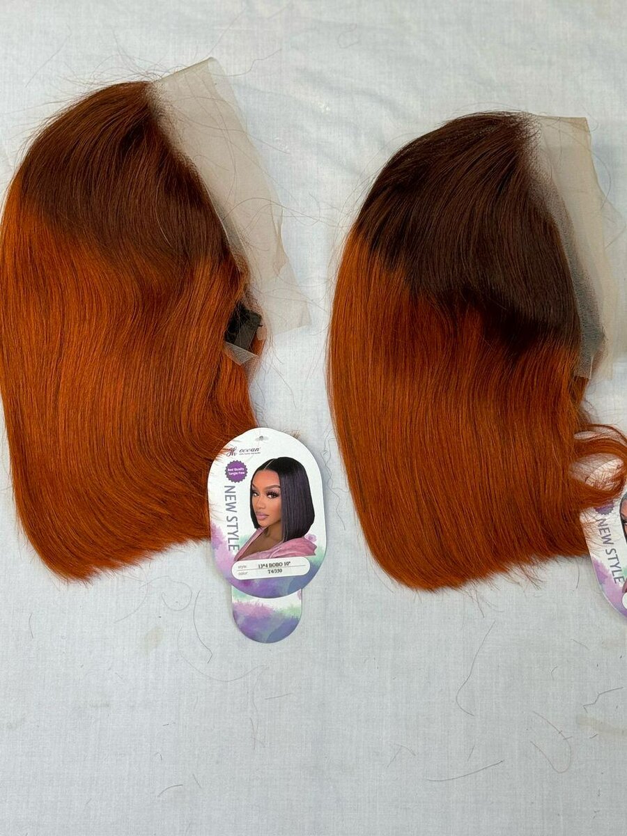 Coupe carré couleur 3ton orang