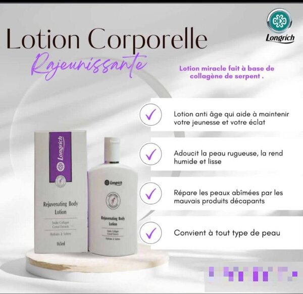 Lait rajeunissant Longrich 