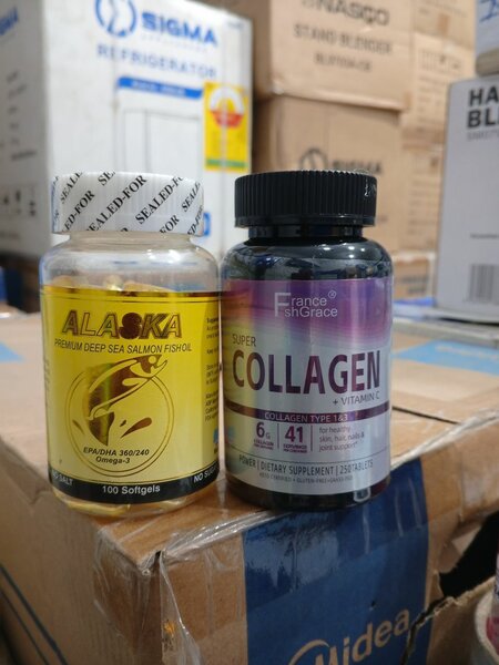 Super Collagen and Omega 3 Fish Oil