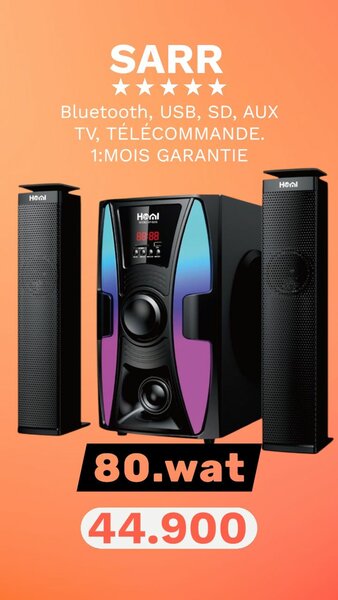 Système Audio Bluetooth 80W