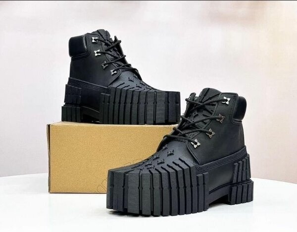 Bottes Chunky Noires Hommes