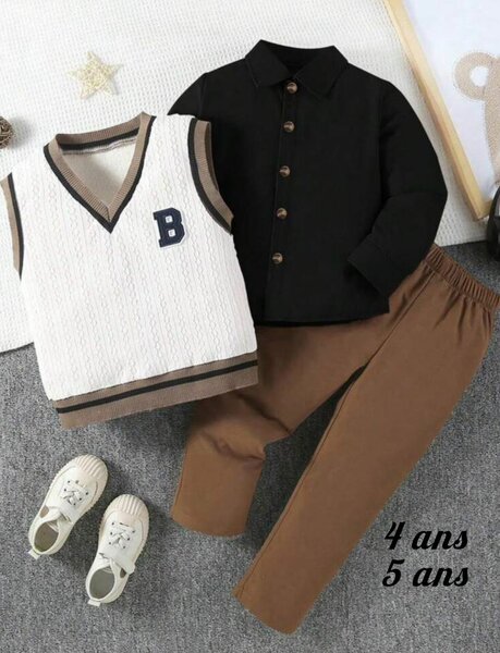 Ensemble garçon élégant 4-5 ans