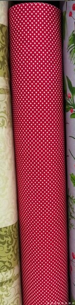 Рулон красивой узорчатой ткани Ранфорс